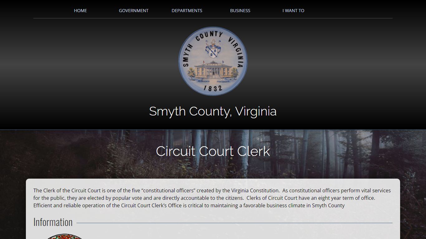 Smyth County Circuit Court Main